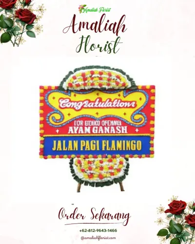 Bunga Papan Congratulation di Karang Asem Timur